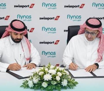 “flynas and Swissport enter into an exclusive equity transaction in Saudi Arabia”